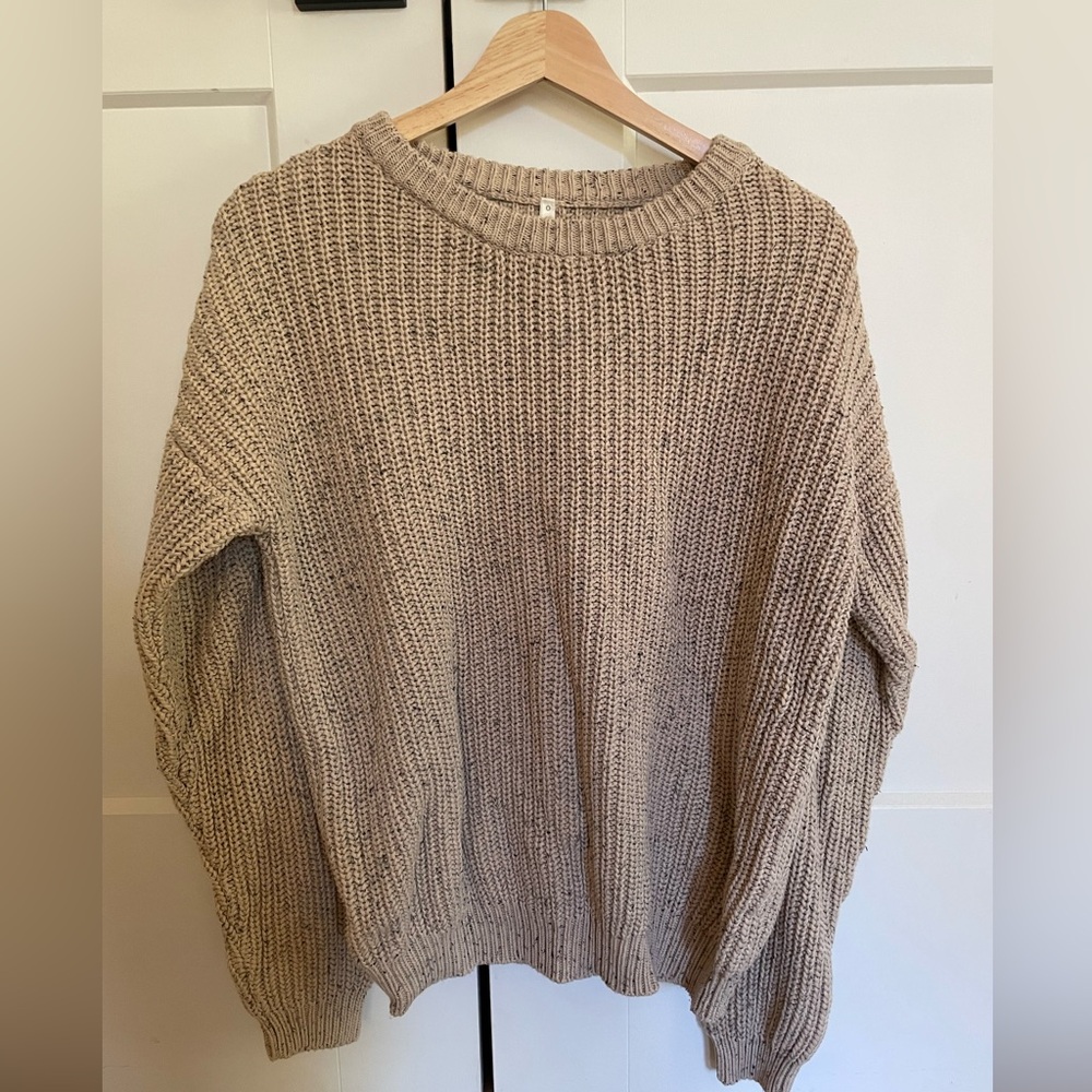 100% cotton OAT Crew Neck Sweater